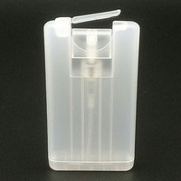 Flacon de parfum plat de poche pour carte de crédit 10ml 15ml 20ml