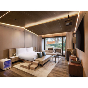 Factory 5 Star Manufacturer Modern Hotel Bedroom Furniture <strong>Set</strong> Custom Plywood king Hotel <strong>Bed</strong> <strong>Complete</strong> Hotel Room Furniture <strong>Set</strong> - Product Image 1