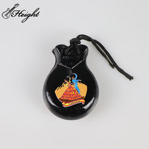 <span class=keywords><strong>Castañuelas</strong></span> Profesionales Españolas al por Mayor, Instrumentos Musicales y Accesorios de Madera Cilíndrica - Product Image 2