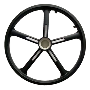 Jantes de vélo de 26 pouces en alliage de magnésium, roues à 5 branches, jante de vélo en alliage de magnésium avec moyeu à dynamo intégré (SHIMANO & SUNRACE) - Product Image 2