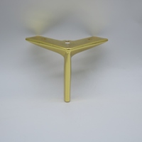 Nouveau Style de haute qualité Design moderne accessoires de meubles en métal matériel pieds or Y forme canapé épaissir les pieds de Table