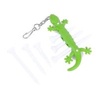 Mignon Gecko Golf Tee Holder avec Tees Ball Maker Holder Accessoires de golf de haute qualité Autres produits de golf