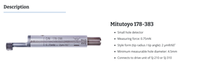 Détecteur Mitutoyo 178-383 178-384 178-385 178-386 178-387 178-388 178-390 pour testeur de rugosité de surface SJ-210 SJ-310 - Product Image 4
