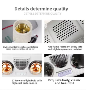 Badkamerrode Infrarood Warmtelamp Met Afstandsbediening/<span class=keywords><strong>Led</strong></span>-<span class=keywords><strong>Lamp</strong></span> - Product Image 4