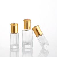 Nouveau design 2026 – Flacon roll-on en verre vide 3ml 6ml 9ml 12ml pour huile de parfum Attar et sérum de soin, avec sérigraphie et scellage par roulement