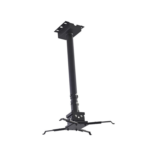 Universal Telescoping Height & Angle Adjustment Ceiling Mount Kit Projector Mounts with Premium Features