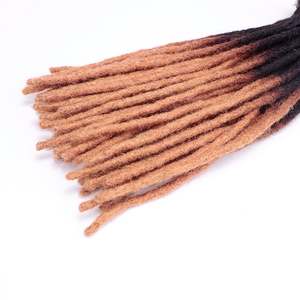JIFFY mềm locs phần mở rộng mềm tóc con người afro kinky locs dreadlocks phần mở rộng dreadlocks tóc con người - Product Image 5