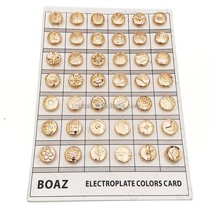 Nút Nhà Máy OEM ODM Cổ Điển Emboss Khắc Logo Thiết Kế Tùy Chỉnh Denim Nút Quần Jean Nút Và Đinh Tán Cho Quần Áo - Product Image 2