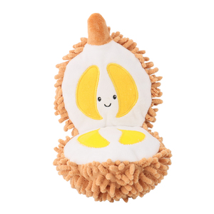 Fig Dog Jouet à mâcher en peluche couineur écologique <span class=keywords><strong>pour</strong></span> chiens de petite/moyenne taille, en polaire douce, durable, résistant aux morsures, interactif et amusant - Product Image 4