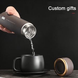 Corporate <b>Bottle</b> Gift Box Set Temperature Smart Water Cup 304 Stainless Steel Thermos Display <b>Flask</b> Business Gift Cup Wholesale - Product Image 4