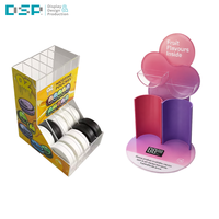 Présentoir de comptoir multi-niveaux en acrylique pour sachets de nicotine et boîtes de snus rondes, idéal pour les magasins de tabac au détail - Usine DSP Vietnam