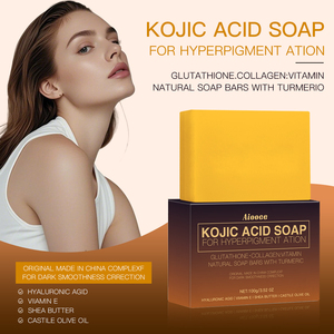 Aiooce OEM Đen Điều Chỉnh Tại Chỗ Đại Lý Kojic Axit Xà Phòng Nhà Máy Bán Buôn Tự Nhiên Nghệ Làm Trắng Nghệ Và Kojic Axit Xà Phòng - Product Image 2