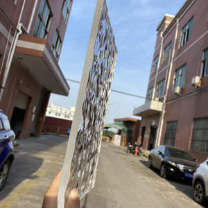 Lastra Acrilica con Effetto Acqua a Onde Medie Monolaterale Spessore 10MM-50MM / PMMA con Motivo Acqua Irregolare Trasparente su Entrambi i Lati - Product Image 3