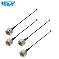Câble coaxial BEVOTOP F mâle/femelle vers U.FL/MHF-4/RF-4 femelle Pigtail RF1.13 50 OHM pour extension d'antenne WiFi 3G