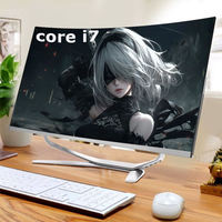 24"27"32" All-in-one pc Intel Core i7 i5 i3 8GB RAM 256GB SSD 1920*1080p HD LED gebogen scherm monoblock computer
