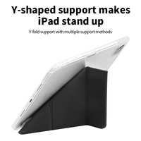 2025 vente chaude nouvelle housse de tablette avec porte-crayon Compatible pour iPad Pro 11 iPad 10.2 pouces 7e génération en PU