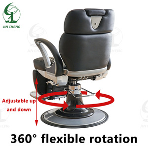 Poltrona da Barbiere Elettrica di Lusso Jincheng con Rotazione a 360 Gradi, Pieghevole e Portatile, in Pelle, per Salone e Parrucchiere - Product Image 3