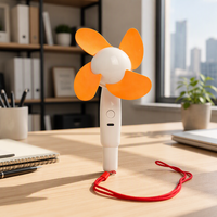 Ventilateur de refroidissement portable rechargeable USB à 3 vitesses - Mini ventilateur à piles pour usage extérieur et en voiture
