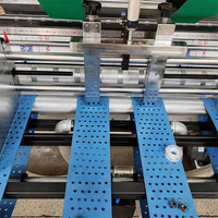 Machine à plastifier cannelure pour machine à coller les feuilles en carton ondulé/ondulé