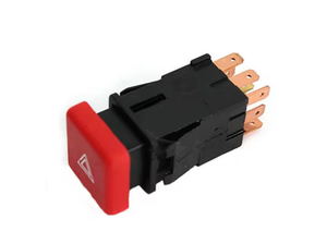 Interrupteur de feux de détresse bouton d'avertissement de danger clignotant de danger d'urgence interrupteur de feux d'avertissement pour Peugeot <span class=keywords><strong>Citroen</strong></span> <span class=keywords><strong>C1</strong></span> Toyota Aygo Mk1 - Product Image 4