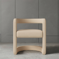 Nouveauté Meubles de luxe Tables de salle à manger Ensemble de 8 tables rondes Table et chaises en bois de chêne massif
