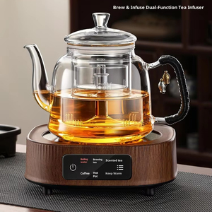 1200ml High Borosilicate Glass Boiling <strong>Teapot</strong> <strong>With</strong> <strong>Infuser</strong> Large Capacity Household Tea Boiling Set Tea Kettles Glass Tea Maker - Product Image 5