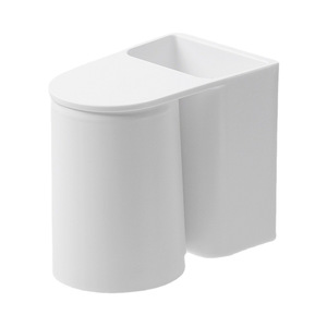 Support mural double pour brosses à dents avec ventouse, design minimaliste, ensemble de rangement gain de place pour salle de bain - Product Image 4
