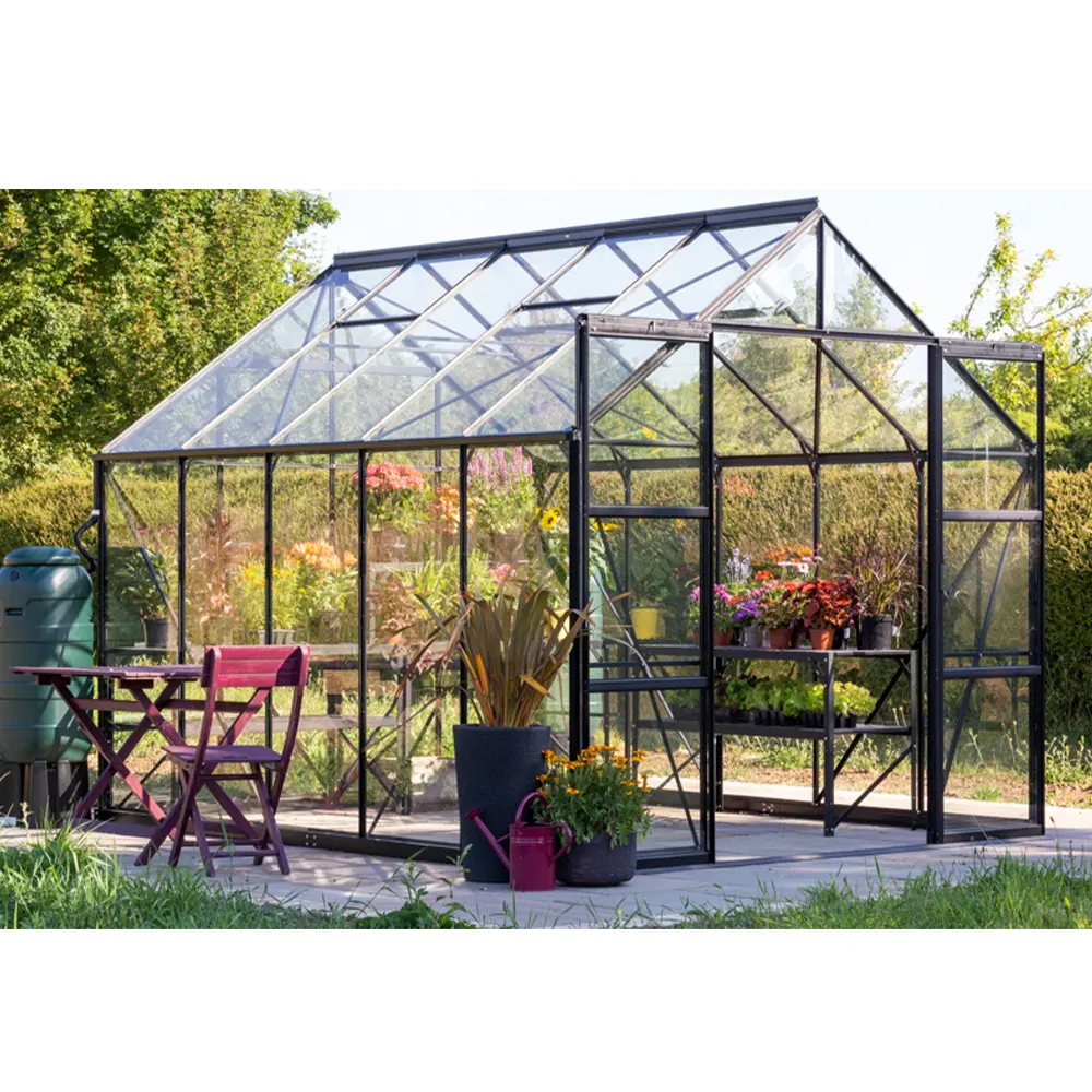 Eco-friendly glass greenhouse Polycarbonate garden greenhouse