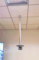 Support pour caméra de vidéosurveillance, accessoire plafond télescopique, mouvement Vertical, épaisseur 1.5M, caméra électrique, CCTV