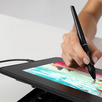 Monitor de Dibujo Digital para Diseño Gráfico Huion KAMVAS 12, 120% SRGB, Pantalla Completamente Laminada, Tableta de Dibujo sin Batería