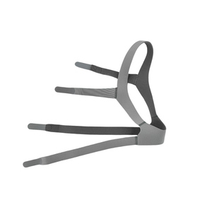 Sangle de tête compatible <span class=keywords><strong>ResMed</strong></span> N10 pour masque CPAP, rembourrée en éponge, en nylon et élasthanne, réutilisable, prête pour clip magnétique - Product Image 4