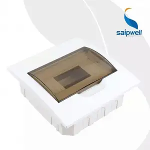 SAIPWELL配電ボックスTSMフラッシュ/表面実装IP65屋外電気プラスチック配電ボックスMCBボックス
