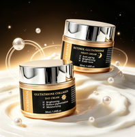 Collagène végétalien biologique OEM pour la vitamine E, le glutathion, l'acide hyaluronique, crème anti-âge raffermissante hydratante éclaircissante jour + nuit