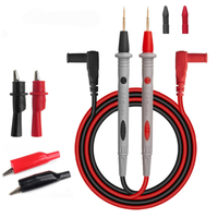 Cables de prueba con punta de aguja aislada de PVC de 10A 20A 1000V para multímetro digital