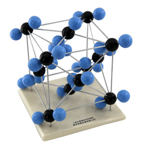 Modèle de structure cristalline du chlorure de césium, modèles moléculaires et atomiques du dioxyde de carbone et du dioxyde de silicium pour les niveaux junior et senior - Product Image 1