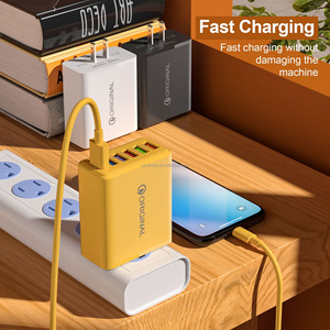6 USB Cargador rápido Múltiples 6 puertos <span class=keywords><strong>Carga</strong></span> rápida 5V 3A Teléfono <span class=keywords><strong>celular</strong></span> móvil USB Cargador rápido para Samsung/Xiaomi/Huawei - Product Image 6