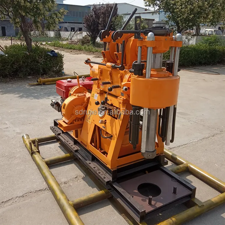 Portable Track wheels drill machine Road construction exploration 200m Well Drilling Equipment mine drilling rig