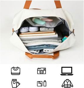 Mochila de viaje de gran capacidad con logotipo personalizado Mochila de gimnasio diagonal Nuevo diseño Bolsa de fitness de tela Oxford impermeable - Product Image 5