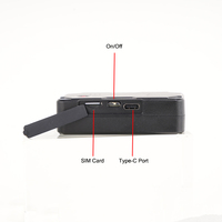 Smart Mini GPS Tracker Verstecktes magnetisches Auto-Tracker-Gerät Keine monatliche Gebühr 1 Jahr Garantie für den Einsatz in Kraftfahrzeugen