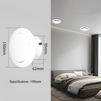 Diffuseur d'air circulaire réglable en ABS à réduction de bruit pour climatisation, idéal pour les bureaux modernes