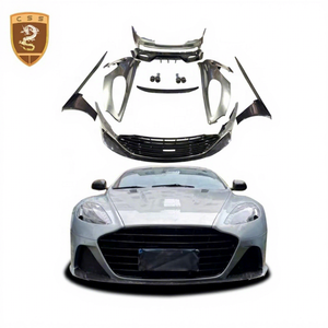 Paraurti auto parafanghi anteriori posteriore Ducktail Wing Kit corpo in fibra di vetro per <span class=keywords><strong>Aston</strong></span> Martin <span class=keywords><strong>DB9</strong></span> aggiornamento a DBS Bodykit - Product Image 1