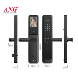 Serrure de porte intelligente extérieure ANG avec caméra, mot de passe, serrure de porte électrique avec télécommande - Product Image 5