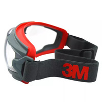 3M GA501 Lentes transparentes Recubrimiento antivaho Gafas contra salpicaduras de polvo y líquido para seguridad en el trabajo Gafas de policarbonato para sala limpia