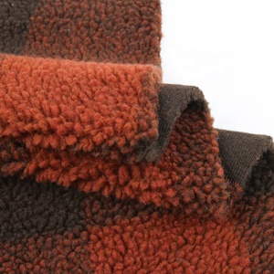 Vêtements <span class=keywords><strong>épais</strong></span> en <span class=keywords><strong>tissu</strong></span> <span class=keywords><strong>polaire</strong></span> Sherpa tricoté jacquard en polyester bicolore super doux 300GSM pour filles, motif uni - Product Image 6