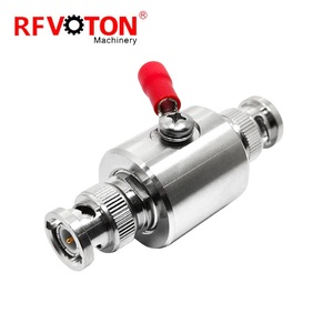 <span class=keywords><strong>Protector</strong></span> contra Sobretensiones RF BNC Coaxial 0-3G, Conector BNC Macho a BNC Macho, Tubo <span class=keywords><strong>de</strong></span> Gas GDT Reemplazable para Antena CB/HAM - Product Image 1