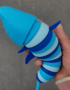 POP Fidget Đồ chơi cầu vồng sên khớp nối ngón tay quay Giảm Căng Thẳng Ốc Sên Thân thiện với cảm giác Đồ chơi FIDGET sên - Product Image 6