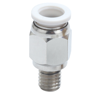 Khí nén nhanh chóng kết nối pl4 PC6-M6X1-10mm Metric nhanh chóng-chèn ren thẳng-thông qua M8X1-18mm 20mm khuôn mở rộng chủ đề - Product Image 2