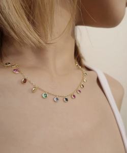 Collier personnalisé en or massif 9k 10k 14k 18k PT Or rose Jaune Blanc avec diamants de laboratoire/pierres précieuses – Fabrication d'usine - Product Image 1