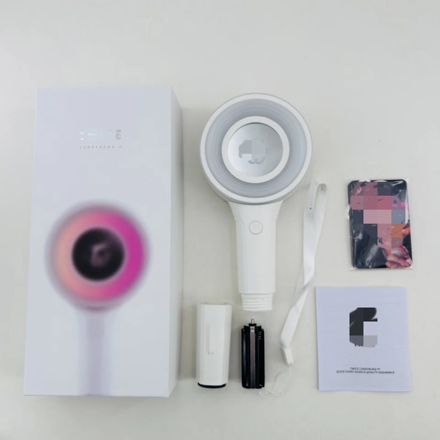 Spot Wholesale KPOP TWICE Light Stick Lollipop Glow Stick with LED Battery Operated for Valentine's Day Graduation Concert Party