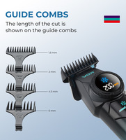 VGR V-946 lame en céramique 8000RPM moteur tondeuse à cheveux Salon professionnel tondeuse à cheveux sans fil pour stylistes et barbiers tondeuse